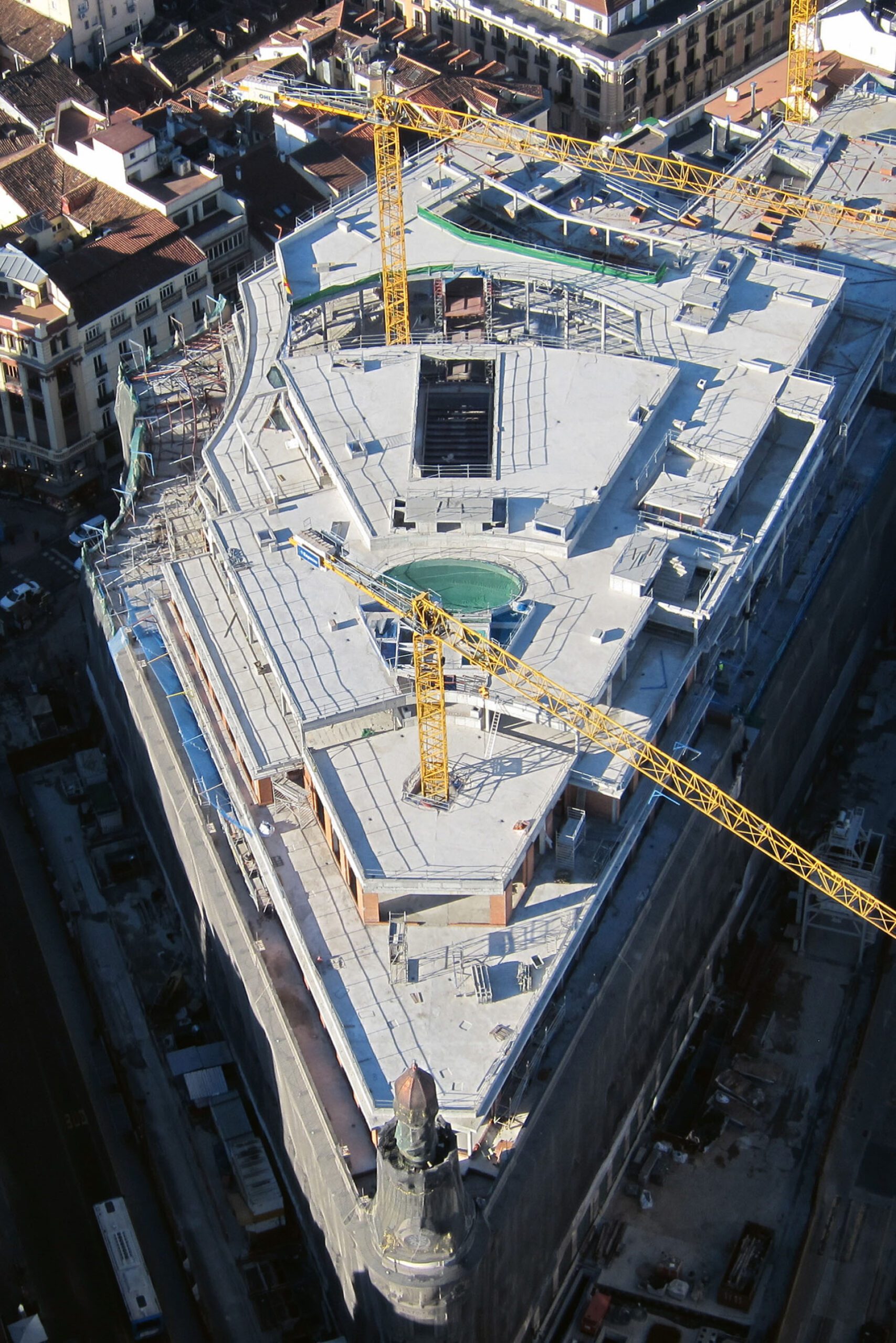 Fase de construcción Centro Canalejas Madrid
