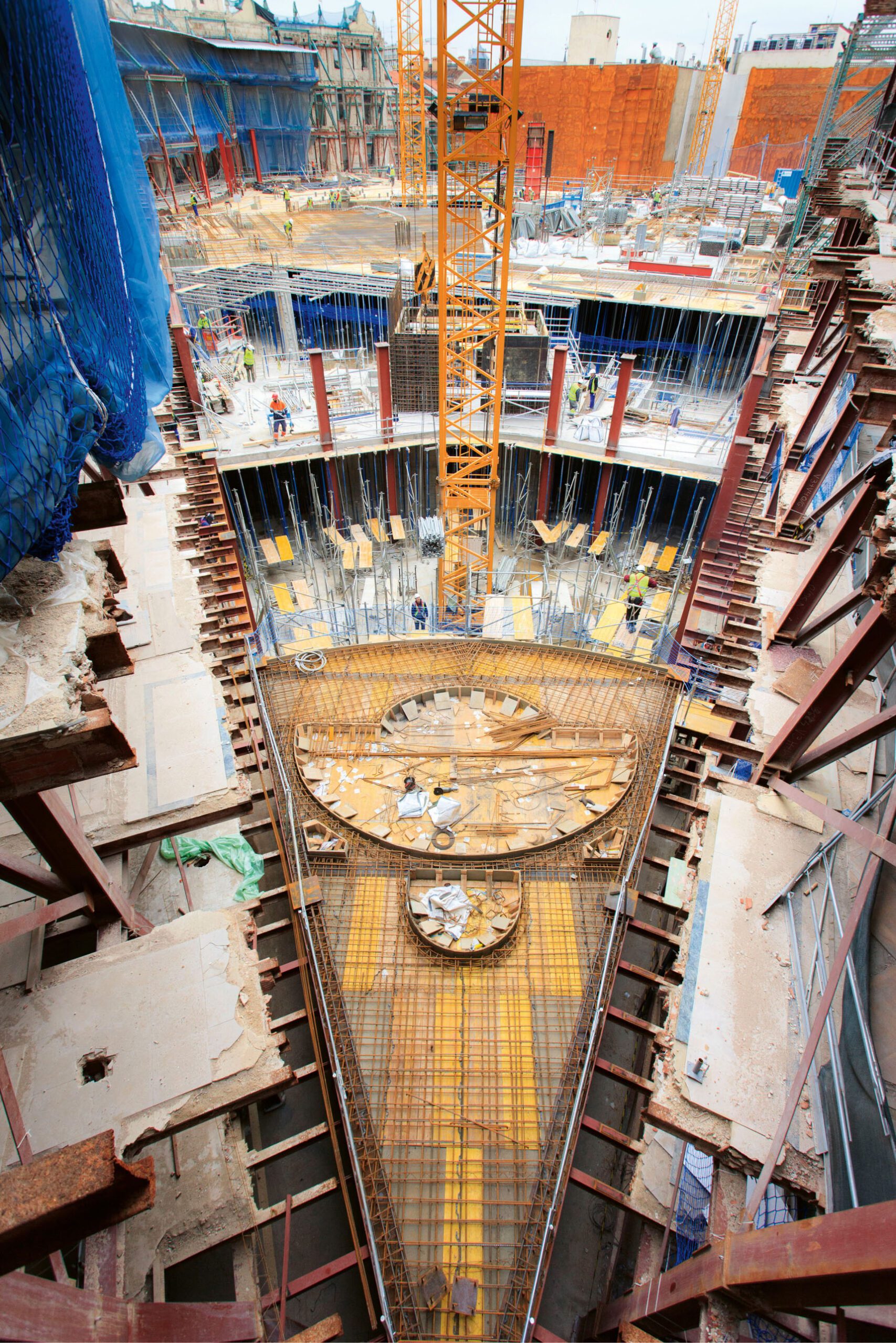 Fase de construcción Centro Canalejas Madrid